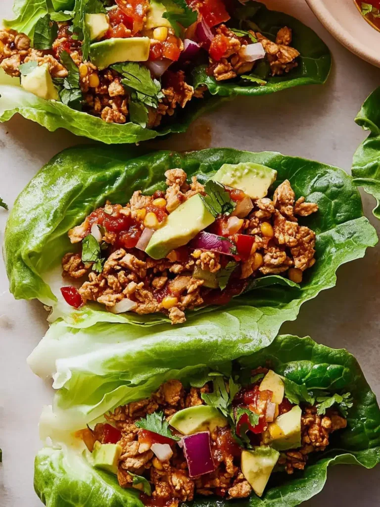 Delicious Turkey Taco Lettuce Wraps for Quick Healthy Meals