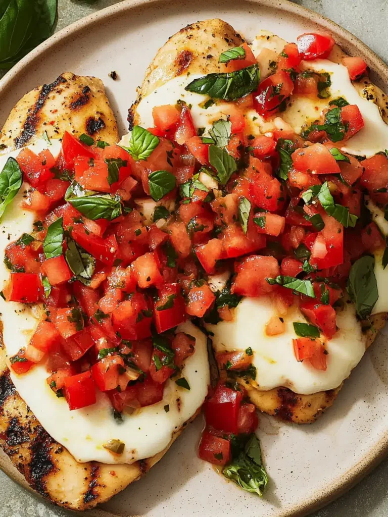 Bruschetta Chicken: Your Ultimate Summer Grilling Delight
