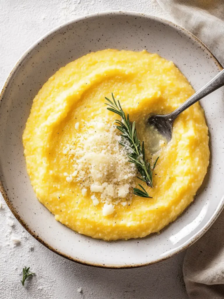 Creamy Polenta with Parmesan Cheese: Your Cozy Comfort Dish